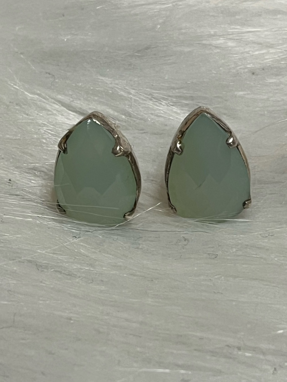 Teardrop Aqua Earrings